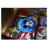 Vintage Promotional Products - Buttons, GE Tray, Star Tribune Umbrella