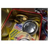 Vintage Promotional Products - Buttons, GE Tray, Star Tribune Umbrella