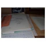 Antique Singer Corporation Memorabilia - Employment Contract, Scrapbook, Letter