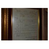 Antique Singer Corporation Memorabilia - Employment Contract, Scrapbook, Letter