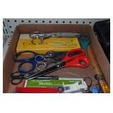Large Assortment of Scissors plus Hair Clippers