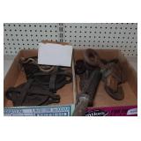 Antique Cast Iron Tools and Lifting Blocks