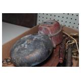 Vintage Home Décor - Antique Bell, Cast Iron Hangers