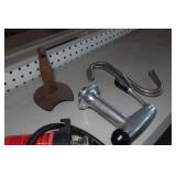 Assorted Hardware and Cleaning - Rope, Brushes, Lantern Mantles, Flag Brackets