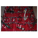 Hanging Jewelry Organizer Loaded with Wristwatches