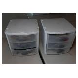 *2* Small Organizers with Assorted Costume Jewelry