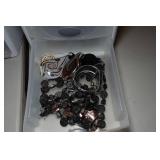 *2* Small Organizers with Assorted Costume Jewelry