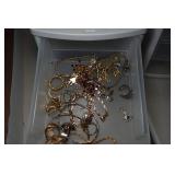 *2* Small Organizers with Assorted Costume Jewelry