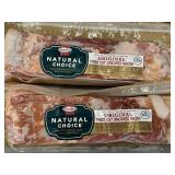 Hormel Natural Choice Original Thick Cut Uncured Bacon 1 lb Each, 2 Pack