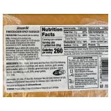 B - Lot of 3 Packs Johnsonville Firecracker Spicy Sausage 19 oz Each