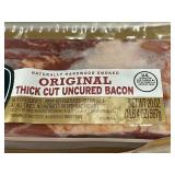 Hormel Natural Choice Original Thick Cut Uncured Bacon 1 lb Each, 2 Pack