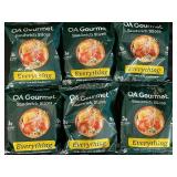 B - Lot of 6 Outer Aisle Gourmet Everything Sandwich Slices 6.13oz Each