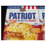 A - 2 Patriot Thin Crust Cheese Pizzas Family Size 27.3 oz Each