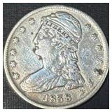 1838 Capped Bust Half Dollar