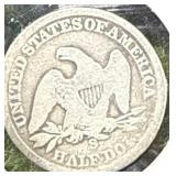 1860 Seated Liberty Half Dollar