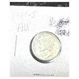1941-S Mercury Dime AU