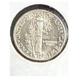 1941-S Mercury Dime AU