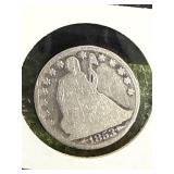 1853 Seated Liberty Half Dollar