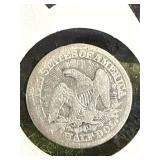 1853 Seated Liberty Half Dollar