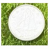 1961 Canadian Silver Dime