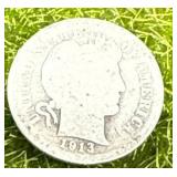 1913 Barber Dime