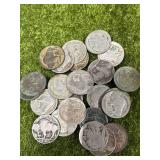 Lot of 25 Buffalo Nickels
