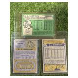Lot of 3 Vintage OJ Simpson Cards