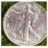 1942 Walking Liberty Half Dollar