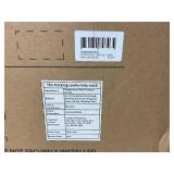 InnoTruth 28.9-45.3" Baby Gate for Stairs, 19" Walk Thru Gate-Easy to Pass Carrying Baby, 30" Tall Dog Gates for Doorways One-Hand Open, Easy Install Toddler Gate for Room,White