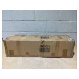 Goplus 6.5ft Prelit Pencil Christmas Tree, Premium Hinged Fir Tree, with Warm White LED Lights and Solid Metal Stand, Easy Assemble, Ideal Artificial Xmas Tree for Home and Office