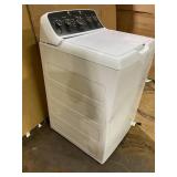 GE 4.5 cu. ft. Top Load Washer in White with Dual Action Agitator and Cold Plus, Sanitize with Oxi