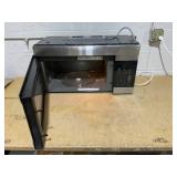 LG - 1.7 Cu. Ft. Over-the-Range Microwave with EasyClean - Stainless Steel