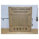 Cumbor 43.3" Auto Close Safety Baby Gate, Extra Tall And Wide Child Gate