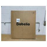 Babelio 27-45" No Bottom Bar Baby/Dog Gate with Easy Installation, 2-in-1 Auto Close Design, Suitable for The House, Stairs, and Doorways, Safety Pet Gates with Large Walk-Thru Door, White