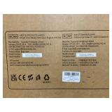 Babelio 27-45" No Bottom Bar Baby/Dog Gate with Easy Installation, 2-in-1 Auto Close Design, Suitable for The House, Stairs, and Doorways, Safety Pet Gates with Large Walk-Thru Door, White