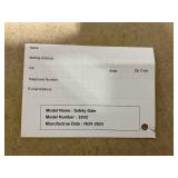 InnoTruth 28.9-42.1" Wide Baby Gate for Stairs & Doorways, 30" Tall Pressure Mounted Dog Gates for Stairs Expandable One-Hand Open, Easy Step Walk Through Dual Lock Metal Pet Gates for Dogs, White