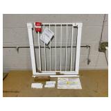 Safety 1st Easy Install Walk Thru Baby Gate for Doorway With Door, Dog Gates, Fits 29"-38", Easy Install 28" Tall, White