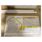 Safety 1st Easy Install Walk Thru Baby Gate for Doorway With Door, Dog Gates, Fits 29"-38", Easy Install 28" Tall, White
