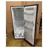 Vissani 24 in. 11 cu. ft. Convertible Auto Defrost Garage Ready Upright Freezer/Refrigerator in Stainless Steel, Energy Star (Transit Damage)