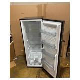 Vissani 24 in. 11 cu. ft. Convertible Auto Defrost Garage Ready Upright Freezer/Refrigerator in Stainless Steel, Energy Star (Transit Damage)