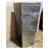 Vissani 24 in. 11 cu. ft. Convertible Auto Defrost Garage Ready Upright Freezer/Refrigerator in Stainless Steel, Energy Star (Transit Damage)