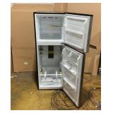 Vissani 10.1 cu. ft. Top Freezer Refrigerator in Stainless Steel (Transit Damage)