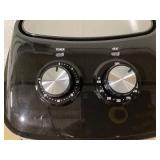 Wolfgang Puck 9.7QT Stainless Steel Air Fryer, Large Single Basket Design, Simple Dial Controls, Nonstick Interior (Missing Interior Basket)