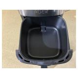 Wolfgang Puck 9.7QT Stainless Steel Air Fryer, Large Single Basket Design, Simple Dial Controls, Nonstick Interior (Missing Interior Basket)