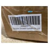 Tension Curtain Rod, Spring Shower Closet for Windows or Shower,Easy to Install, No Drilling, Rust, Bathroom, Rod Diameter 1.26 Inches, Black,Umimile 51"-126"