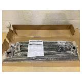 Kitstorack 2-Pack Black Narrow Console Table Behind Couch, Adjustable Height (25"-33") & 2 Power Outlets, Skinny Entryway Sofa Table 5.9" Deep x 79" Long, Split Design for Separate Use (Missing Parts 