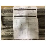 Kitstorack 2-Pack Black Narrow Console Table Behind Couch, Adjustable Height (25"-33") & 2 Power Outlets, Skinny Entryway Sofa Table 5.9" Deep x 79" Long, Split Design for Separate Use (Missing Parts 