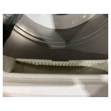GE 3.8 cu. ft. Washer 5.9 cu. ft. Electric Dryer Combo in White (Slightly Used. Missing Top Handle, Dryer Vent/Filter)