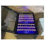 ICEVIVAL 24 Inch Dual Zone Wine Refrigerator, Multi Bottle Under Counter Wine Fridge for Built-in or Freestanding, Wine Cooler with Glass Door, Removable Shelves for Home, Office (Black) (Turns On But