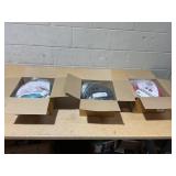 LOT OF 3 Kitchen HQ Large Thermal Microwaveable Insulated Bowl w/Lid (COLORS MAY VARY)